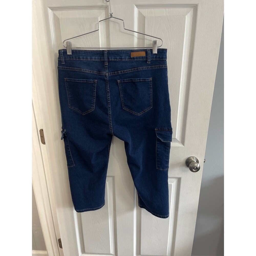 Supra Denim High Rise Capri Size 18 - Picture 2 of 5